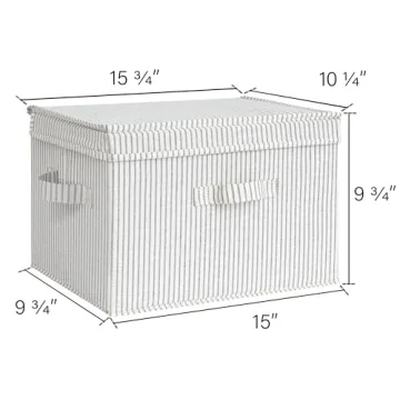 Stylish StorageWorks Decorative Storage Boxes for Organized Living