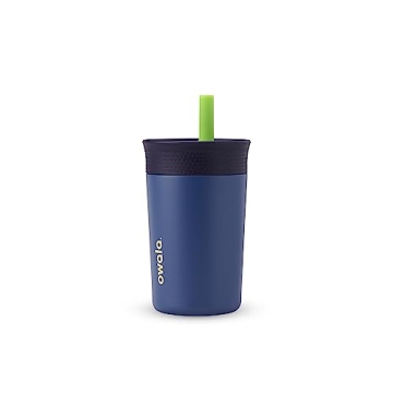 Owala Kids Insulated Tumbler - 12 Oz with Spill-Resistant Straw for Kids, Stylish and Easy to Clean!