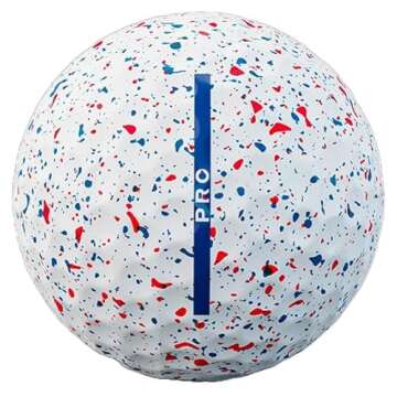 VICE Pro Drip Version Golf Balls (Red/Blue Drip)