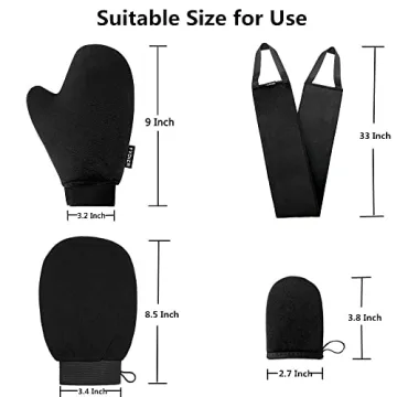 Yvoier Tanning Applicator Mitt Set for Flawless Tan