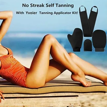 Yvoier Tanning Applicator Mitt Set for Flawless Tan