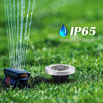 AGPTEK 12 Pack Solar Ground Lights - Bright Garden Illumination