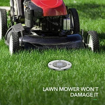 AGPTEK 12 Pack Solar Ground Lights - Bright Garden Illumination