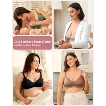 Comfortable Momcozy Nursing Bra for Easy Breastfeeding
