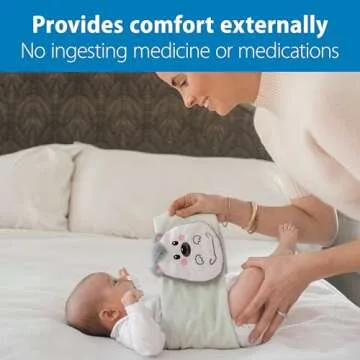 Dr. Brown's Infant Gripebelt Heated Belly Band, Soothe Baby's Tummy with Gentle Warmth and Compression, Hedgehog, 0m+