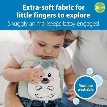 Dr. Brown's Infant Gripebelt Heated Belly Band, Soothe Baby's Tummy with Gentle Warmth and Compression, Hedgehog, 0m+
