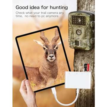 USB C SD Card Reader, ChiaoPio 4 in 1 USB-C to SD Memory Card Adapter with CompactFlash/CF/SD/MicroSD & USB 4 Port Compatible with iPhone 15 iPad Mac MacBook Pro/Air/Mini Laptop