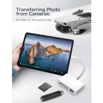 ChiaoPio 4 in 1 USB-C Card Reader for Seamless Transfers