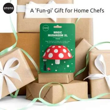 OTOTO Mushroom Funnel - Cute Kitchen Silicone Tool for Easy Pouring