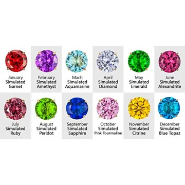 925 Sterling Silver Rhodium Baby Girls Screwback Earrings