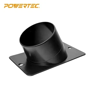 POWERTEC 70153 Angled Dust Port Adapter for Woodworking