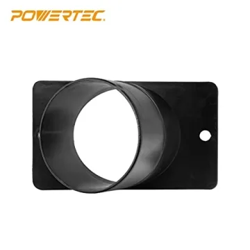 POWERTEC 70153 Angled Dust Port Adapter for Woodworking