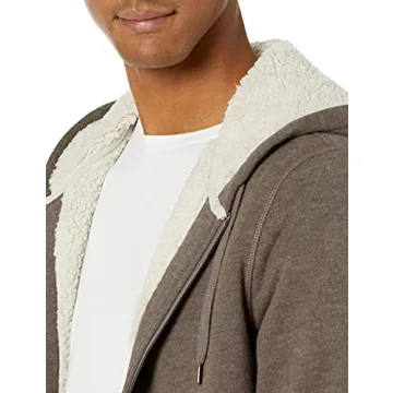 Amazon Essentials Sherpa Fleece Hoodie - Dark Brown