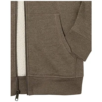 Amazon Essentials Sherpa Fleece Hoodie - Dark Brown