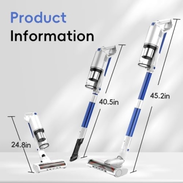 Whall Cordless Vacuum Cleaner Strong Suction Lightweight