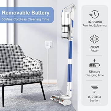 Whall Cordless Vacuum Cleaner Strong Suction Lightweight