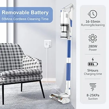 Whall Cordless Vacuum Cleaner Strong Suction Lightweight