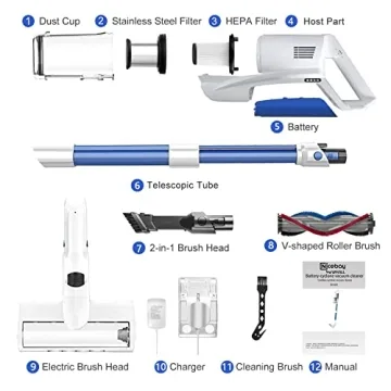 Whall Cordless Vacuum Cleaner Strong Suction Lightweight