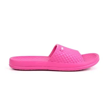 FUNKYMONKEY Womens Bathroom Shower Slippers Indoor Home Beach Non Slip Sandal (8 M US, Fuxia)