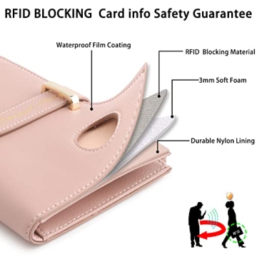 Stylish Airtag Passport Holder for Women - RFID Travel Wallet