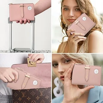 Stylish Airtag Passport Holder for Women - RFID Travel Wallet