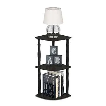 Furinno Turn-N-Tube Corner Display Rack - Easy Assembly & Stylish