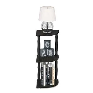 Furinno Turn-N-Tube Corner Display Rack - Easy Assembly & Stylish