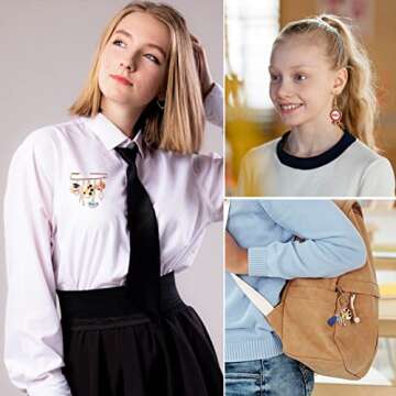 Craftdady Enamel Teacher Charms for Crafting & Jewelry Making