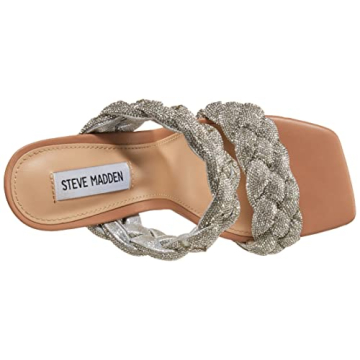 Steve Madden Kenley Heeled Sandals with Rhinestones