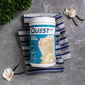 Quest Vanilla Milkshake Protein Powder - 24g Protein, Low Sugar