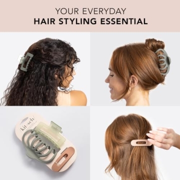 Stylish Kitsch Eco-Friendly Claw Clips for All Hair Types