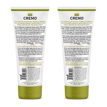 Cremo Sage & Citrus Shave Cream - Ultra-Slick 2 Pack