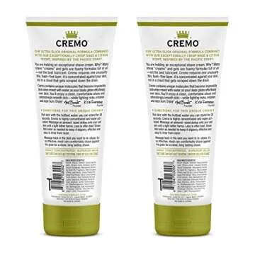 Cremo Sage & Citrus Shave Cream - Ultra-Slick 2 Pack