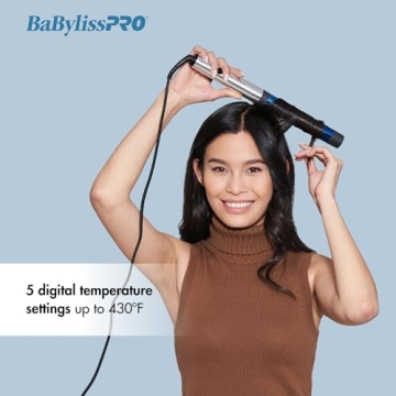 BabylissPRO Nano Titanium Curling Wand for Perfect Waves