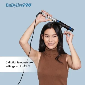 BabylissPRO Nano Titanium Curling Wand for Perfect Waves
