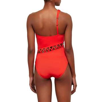Kenneth Cole New York Women's Standard Shoulder One Piece Swimsuit