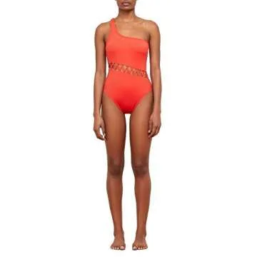 Kenneth Cole New York Women's Standard Shoulder One Piece Swimsuit