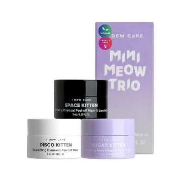 I DEW CARE Mini Meow Trio - Travel Size Peel Off Masks
