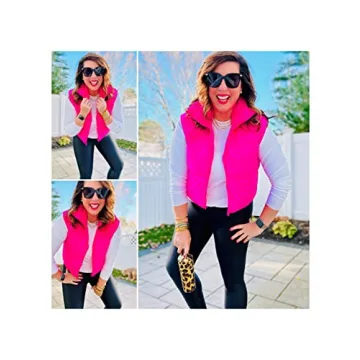 Stylish UANEO Cropped Puffer Vest for Women