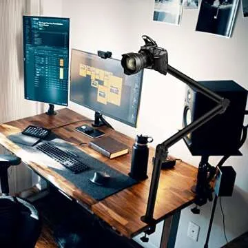 Versatile Obeamiu Overhead Camera Mount Desk Stand