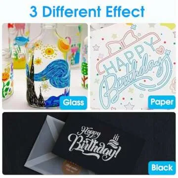 Celepen Shimmer Markers for Kids - 12 Glitter Outline Markers