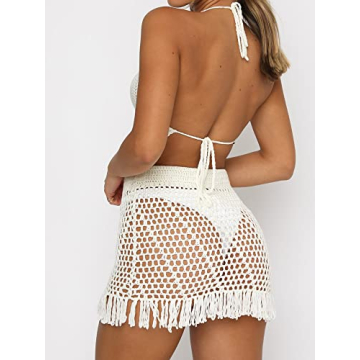 Stylish Women's Summer 2 Piece Swimsuit Cover Up Set