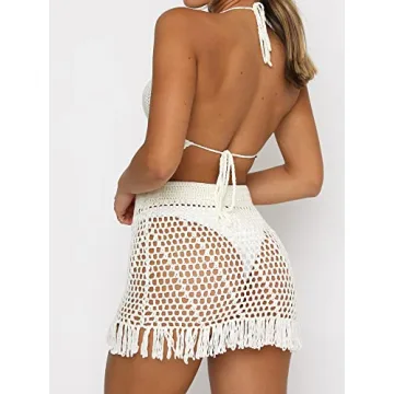 Stylish Women's Summer 2 Piece Swimsuit Cover Up Set