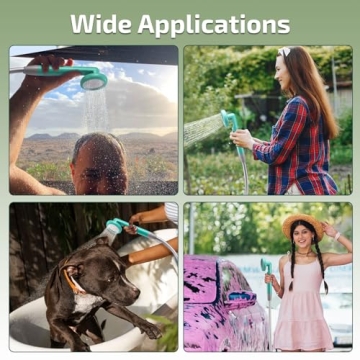 Swonder Camping Shower with Temperature Display for Outdoors