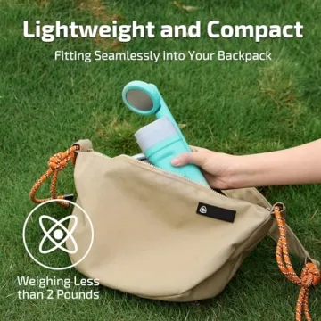 Swonder Camping Shower with Temperature Display for Outdoors