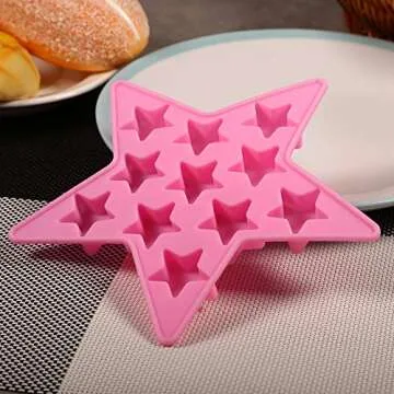 Five Star Silicone Ice Cube Tray - Perfect for Kids and Parties