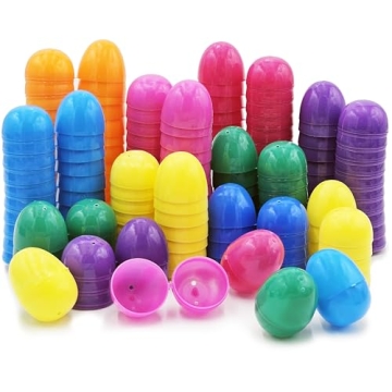 Colorful Fillable Easter Eggs 50 Pack for Fun Celebrations