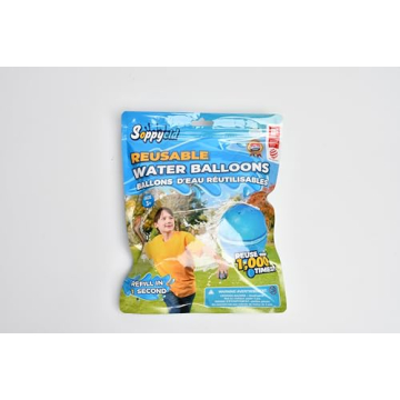 SOPPYCID Reusable Magnetic Water Balloons：16 Pack Refillable Water Bomb Splash Balls Self Sealing Quick Fill - Latex-Free Silicone Water Toys for Kids Adults - Water Games Outside Beach Pool Party