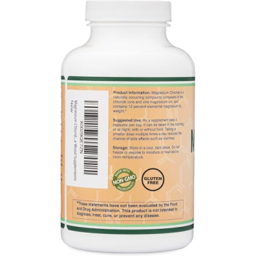 Non-GMO Magnesium Chloride Capsules for Bone & Digestive Health