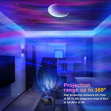 Cadrim Star Projector: Aurora Galaxy Night Light
